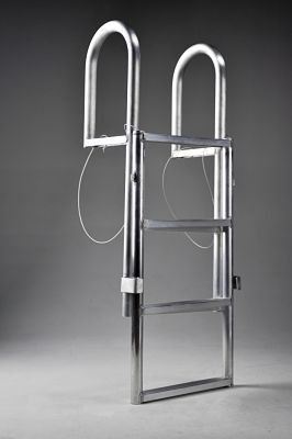 Dock ladder - Accmar Equipment Company - folding / swim / aluminum