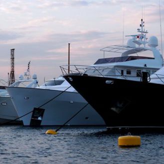 Dock anchoring system - Flexible, vertical track beams, a-arms, piles, etc. - Structurmarine
