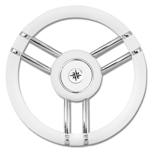 Stainless steel power boat steering wheel T27 series SAVORETTI