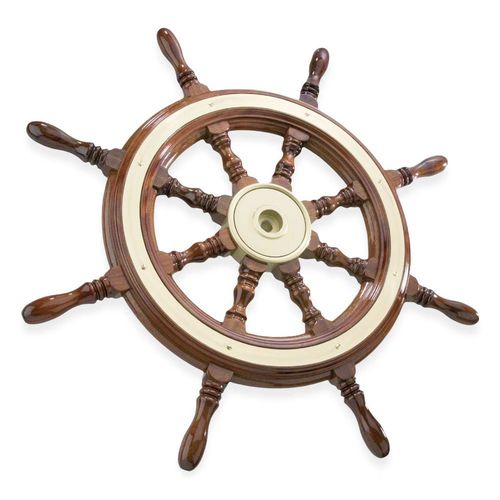 Sailboat helm wheel - T1 series - SAVORETTI ARMANDO & C. s.n.c. - mahogany / classic