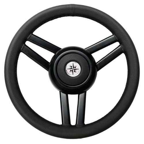 Leather-covered power boat steering wheel - T25 GHOST - SAVORETTI ARMANDO & C. s.n.c. - six spokes