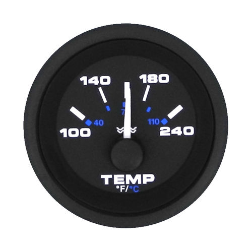 Boat indicator - Black Premier - Veethree Electronics and Marine LLC - water temperature / analog / motor