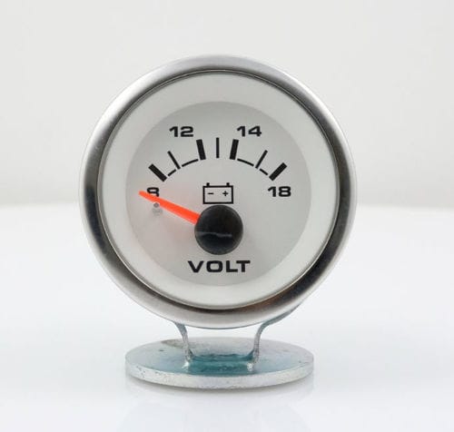 Boat indicator - White Premier  - Veethree Electronics and Marine LLC - level / analog / for battery