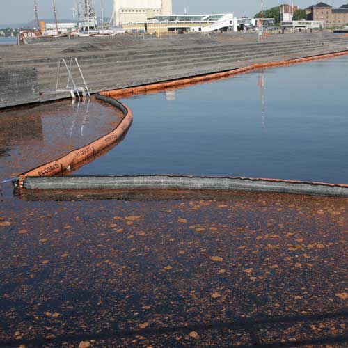Containment boom - ECOSORB® SKIRTED - Markleen Terra - absorbent / for harbor