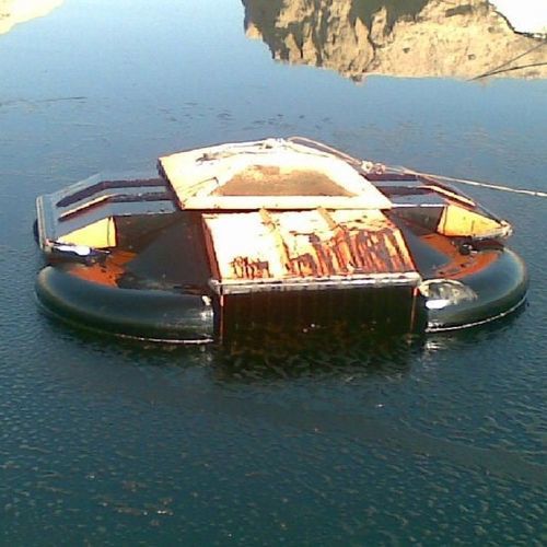 Oleophilic type oil skimmer - Komara  - Vikoma International - disc / sheltered waters / river