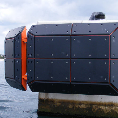 Harbor fender ShibataFenderTeam for pontoon / corner / panel
