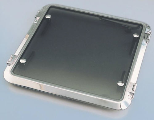 Square deck hatch - LDH - MAN SHIP machinery & Hardware co. - for boat / opening / stainless steel