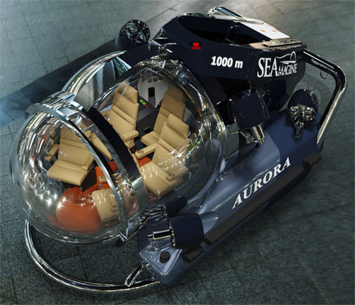 Private submarine - AURORA-5 - Sea Magine