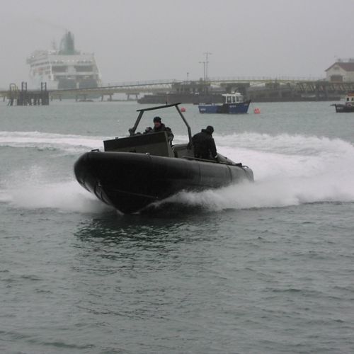 Service boat - ORC - FCV - HolyHead Marine Services - inboard / aluminum / rigid hull inflatable boat