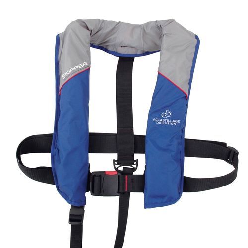 Self-inflating life jacket - SKIPPER  - AD NAUTIC - foam / 150 N / unisex