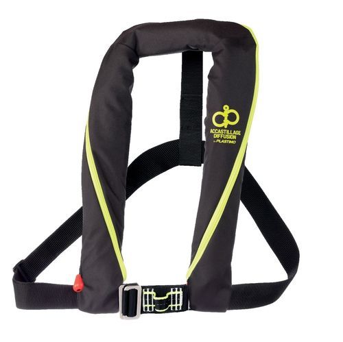 Self-inflating life jacket - CONF-S28015P - AD NAUTIC - 165 N / unisex / black