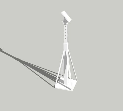 Sailboat stand - SV-32 5-3T 1,2-1,8m - Yachtgarage - for motor boats / adjustable / keel