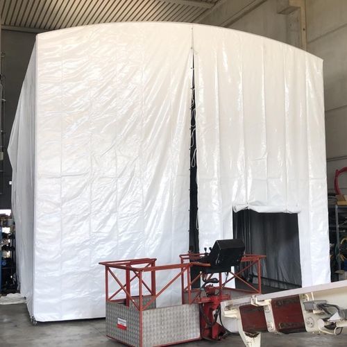 Shipyard sandblasting cabinet - A.U.A. series - Yachtgarage