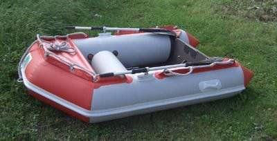 Outboard inflatable boat - P 240 - RIKU-Küffer - foldable / for fishing / 3-person