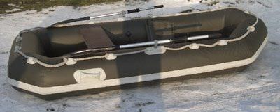 Outboard inflatable boat - R 270 - RIKU-Küffer - foldable / for fishing / 4-person max.