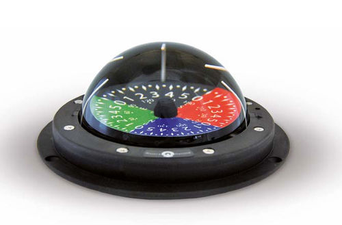 Sailboat steering compass - BZT - Riviera srl Genova - magnetic / horizontal / built-in