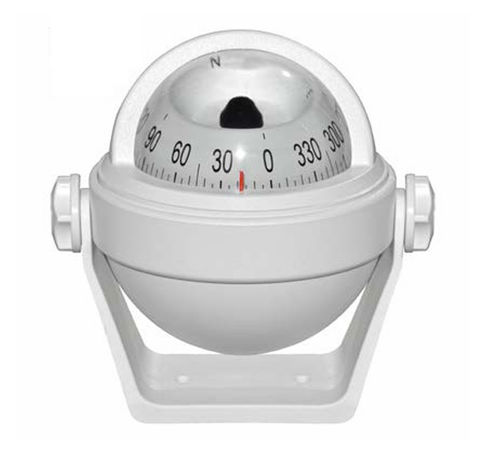 Boat steering compass - BS2  - Riviera srl Genova - magnetic / horizontal / with mounting bracket