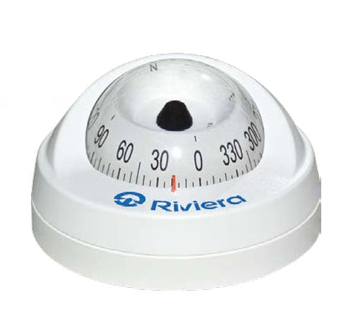 Boat steering compass - BAR - Riviera srl Genova - magnetic / horizontal / binnacle-mounted