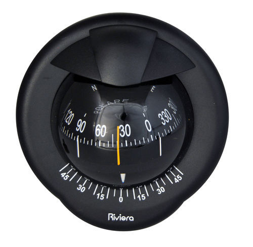 Sailboat steering compass - BP2 - Riviera srl Genova - magnetic / vertical / built-in