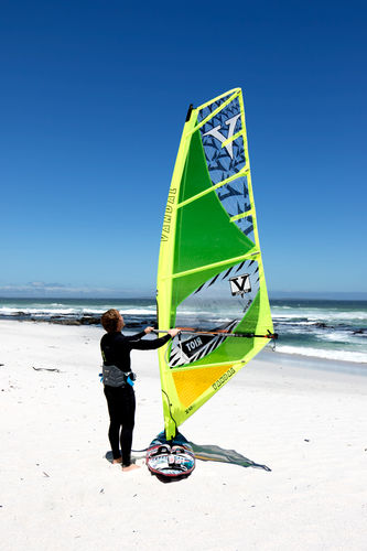 Wave windsurf sail - RIOT - Vandal sails - freestyle / 4-batten