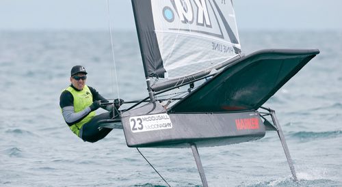 Single-handed sailing dinghy - MACH2.3 - Mach 2 Boats - foiling / regatta / Moth