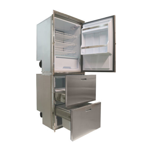 Boat refrigerator-freezer - CRUISE 320 Combi - Indel Marine - for yacht / built-in / drawer