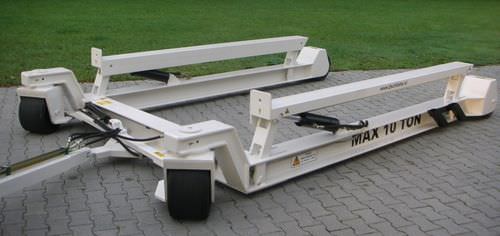 Handling trailer - SLW 210 L - SCHILSTRA BOATLIFT SYSTEMS - for shipyards / hydraulic