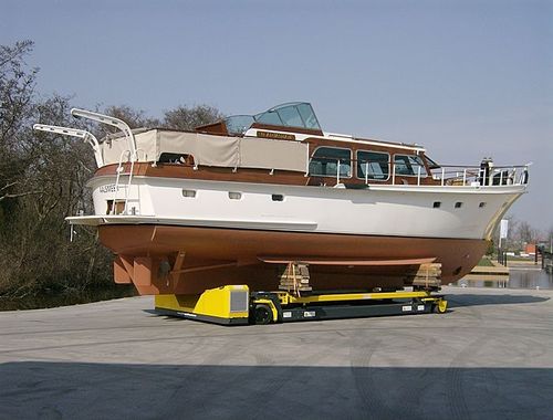 Handling trailer - SLW220AWS SA - SCHILSTRA BOATLIFT SYSTEMS - for shipyards / remotely controlled / self-propelled