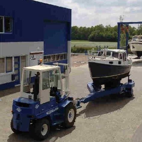 Handling trailer - SLW 1 - SCHILSTRA BOATLIFT SYSTEMS - for shipyards / hydraulic