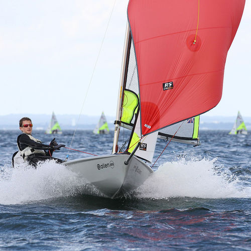Children's sailing dinghy FEVA RS Sailing France doublehanded