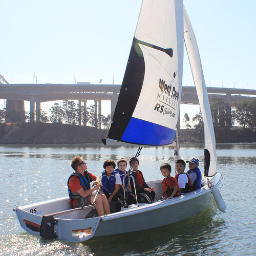 Multiple sailing dinghy - VENTURE - RS Sailing France - recreational / instructional / asymmetric spinnaker