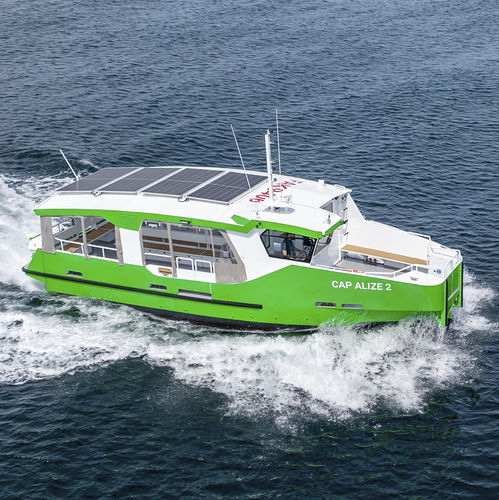 Electric professional boat - H73 : 12m CAP ALIZE 2 - ODC MARINE - passenger boat / inboard / aluminum