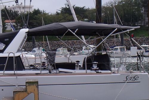 Sailboat Bimini top - Sense 50-51 - TTOP Nautic - cockpit / aluminum frame / stainless steel frame