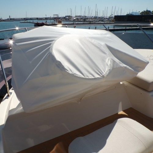 Sailboat protective cover - Prestige F4 - TTOP Nautic - console / PVC / gray