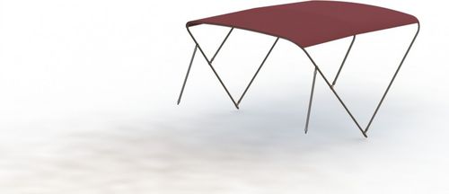 Boat Bimini top - Flyer 8 Space Deck - TTOP Nautic - cockpit / PVC / acrylic