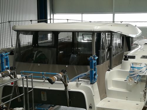 Power boat cockpit enclosure - Excess 11 - TTOP Nautic - for catamarans / for Excess