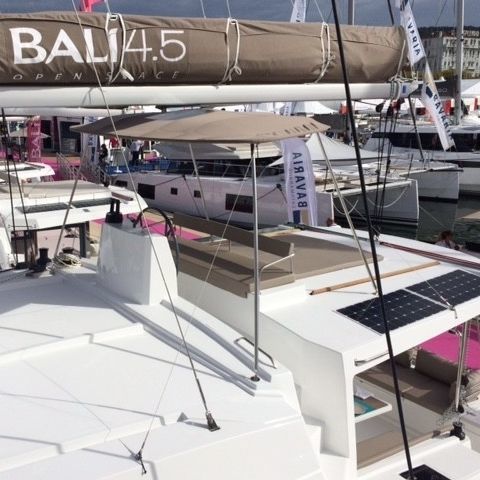 Boat Bimini top - Bali 4.5 Fly - TTOP Nautic - for catamarans / cockpit / stainless steel frame