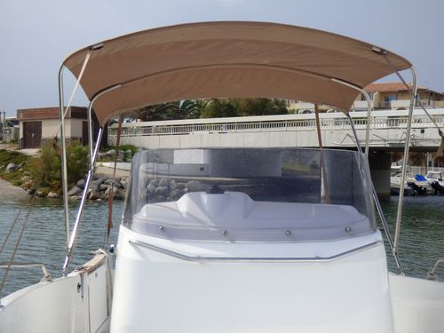 Boat Bimini top - bi-st-in-n-5-s-a - TTOP Nautic - cockpit / stainless steel frame / PVC