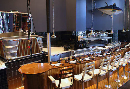 Boat table - Murray Products - wooden / custom-made