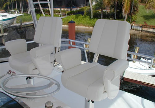 Helm seat - Classic - Murray Products - for boat / with armrests / high-back