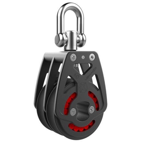 Double block - RT80DL - UBI MAIOR ITALIA - cheek / with shackle / roller bearing