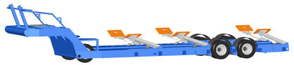 Road trailer - H20S  - Brownell Trailers LLC. / ROK Boat Stands - heavy haul / for boat / hydraulic