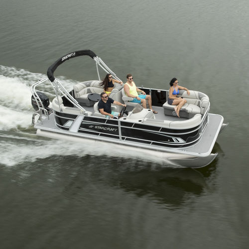 Outboard pontoon boat - 20 R - Stardeck by starcraft - open / side ...