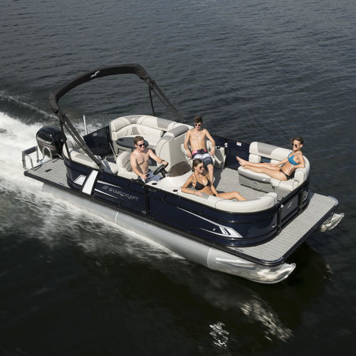 Outboard pontoon boat - EXS 1 - Stardeck by starcraft - open / side ...