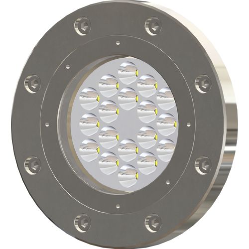 Underwater yacht light - CONVEX MSR18300 - ASTEL MARINE - LED / multi-color / stainless steel
