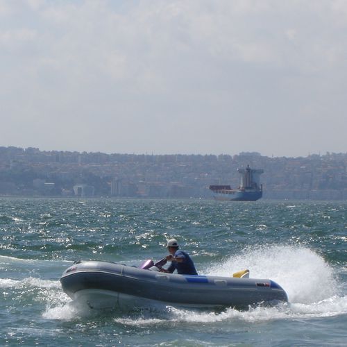 Inboard inflatable boat - 3,90 mt. JET - MIRAI - RIB / rigid floor