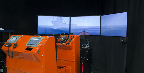 Navigation simulator - MissionQuest- Fast Rescue Boat Training Simulator - Virtual Marine Technology Inc. - for rescue boats