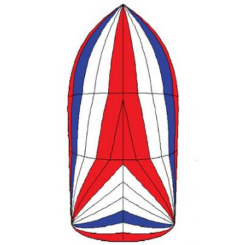 Symmetric spinnaker - SYM-1 - Spinnaker One - for cruising sailboats / tri-radial cut / nylon
