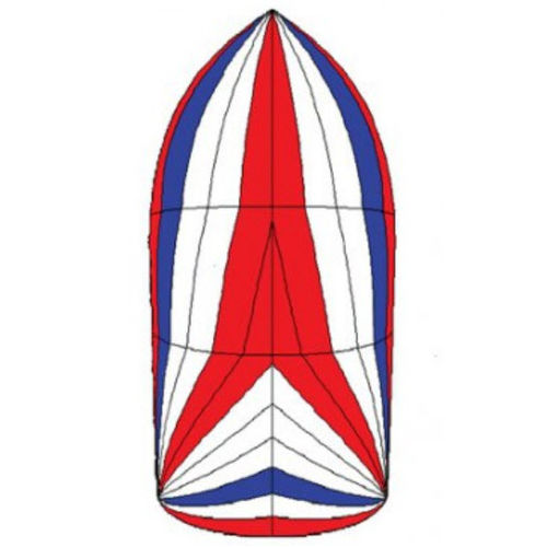 Symmetric spinnaker - SYM2 - Spinnaker One - for cruising sailboats / tri-radial cut / nylon