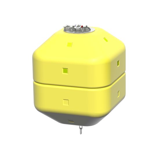 Mooring buoy - APB-series - POLYFORM - for aquaculture / polyethylene / yellow